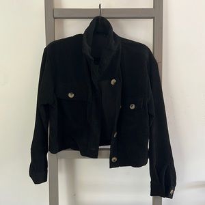 Corduroy black jacket